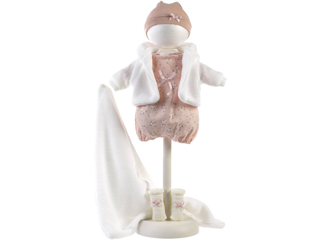 Robe pour poupée de 38 cm avec bonnet9, chaussettes et couverture