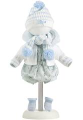 Pijama Azul Boneca de 38 cm