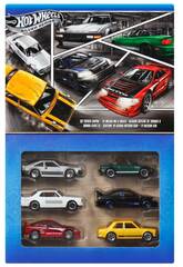 imagen Hot Wheels Premium Silver Series Multipack Exclusivo 6 Coches Streets Of Japan