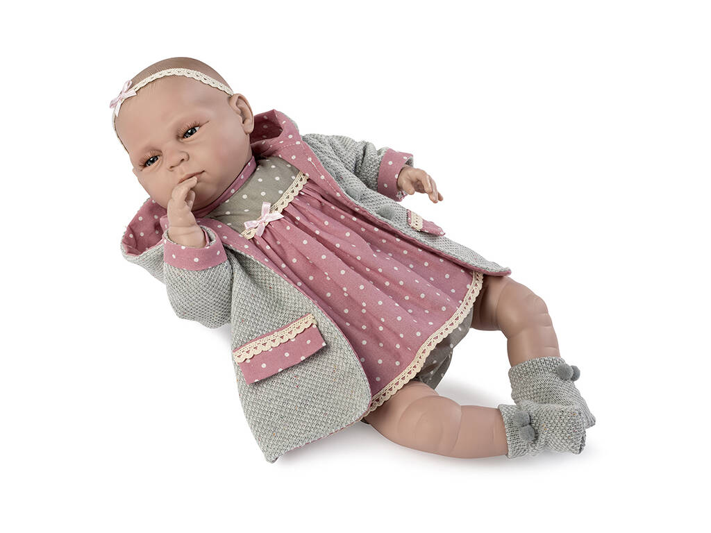 Poupée bébé pleureuse Sara de 50 cm avec manteau