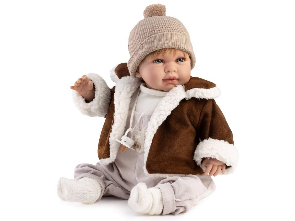 Poupée bébé pleureur Daniel de 45 cm avec veste