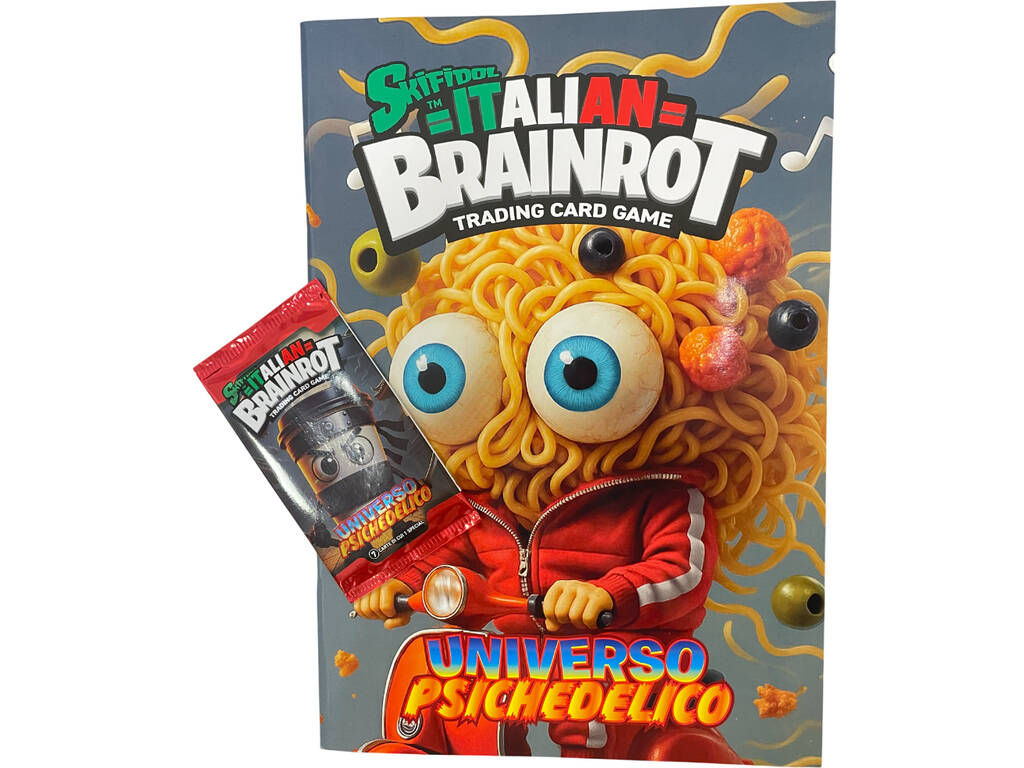 BrainRot Italian Universo Psichedelico TCG Pack Album avec enveloppe