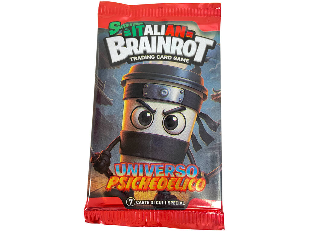 BrainRot Italian TCG Enveloppe Univers Psichedelic avec 7 cartes surprises