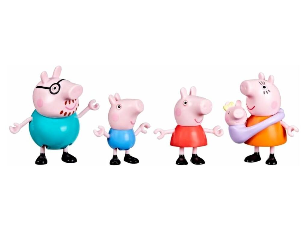 Peppa Pig Peppa et sa famille de cinq Pack