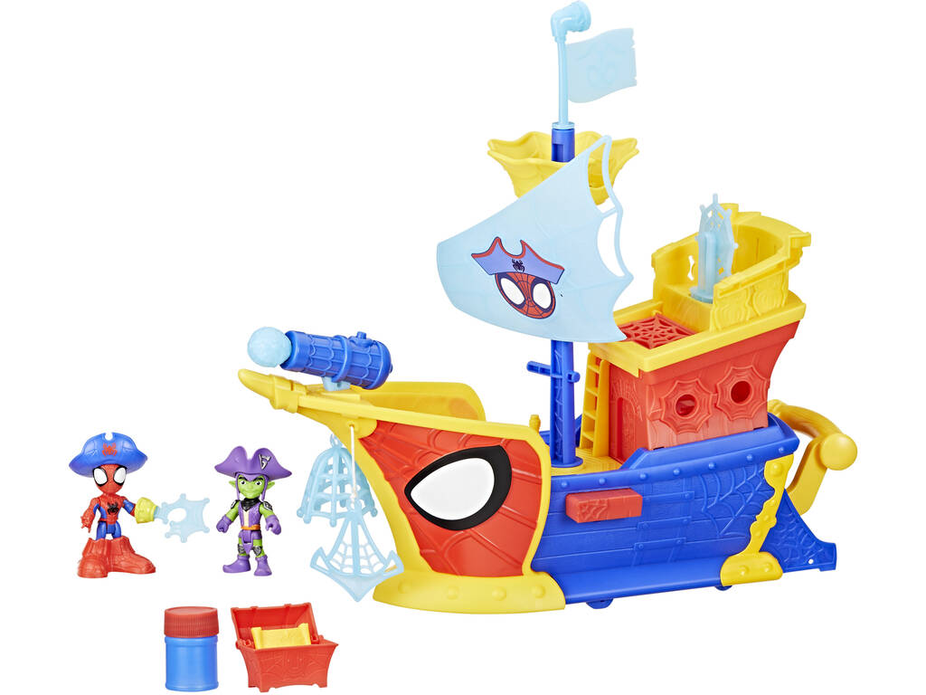 Spidey Waterwebs Barco Pirata