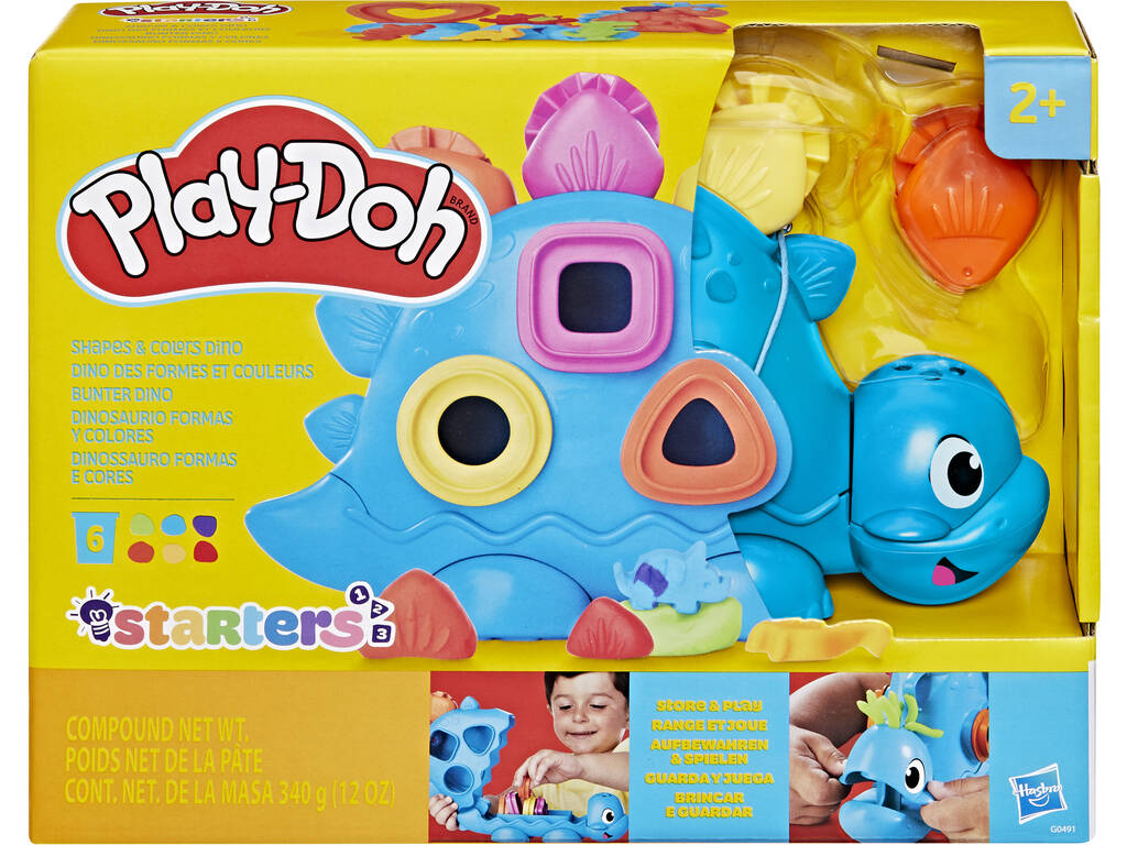 Playdoh Dinosaurio Formas y Colores