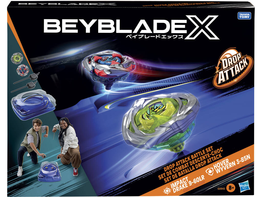 Beyblade X Estadio con Set Batalla Drop Attack