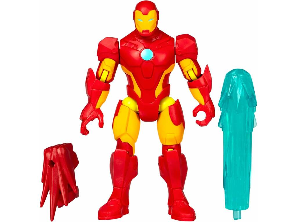 Marvel MixMashers Figurine de base Iron Man avec accessoires