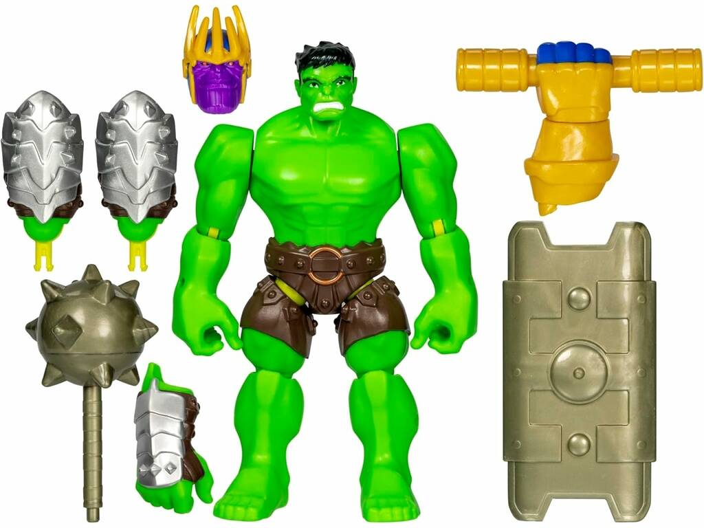 Marvel MixMashers Figurine Hulk Deluxe avec accessoires