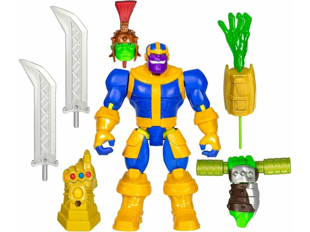 Marvel MixMashers Figurine Deluxe Thanos avec accessoires
