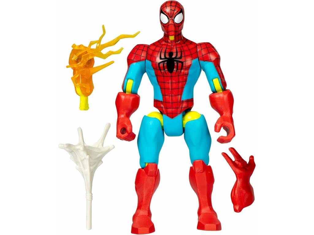 Marvel MixMashers Figura Básica Spiderman con Accesorios