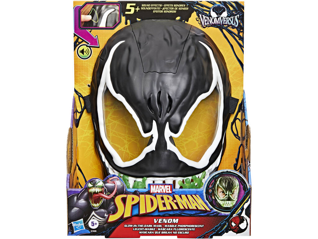 Marvel Spiderman Masque Venom Fluorescent avec Sons