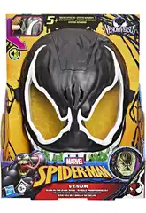 Marvel Spiderman Máscara Venom Fluorescente com Sons