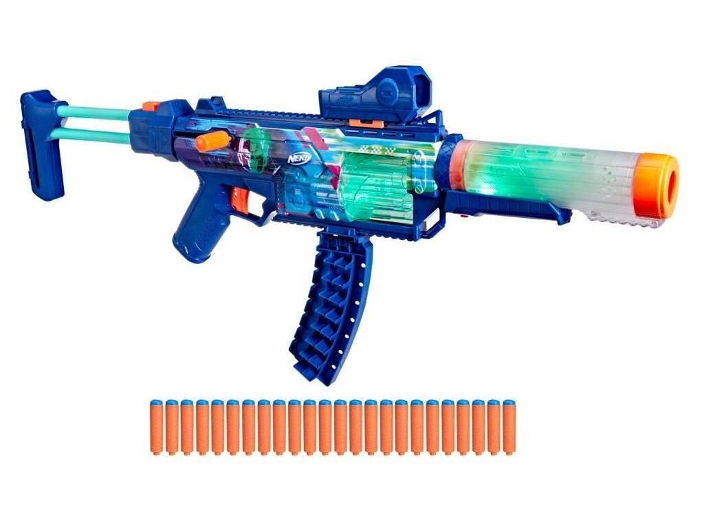 Nerf Loadout Lanzador Cyberlight Ghost con 24 Dardos
