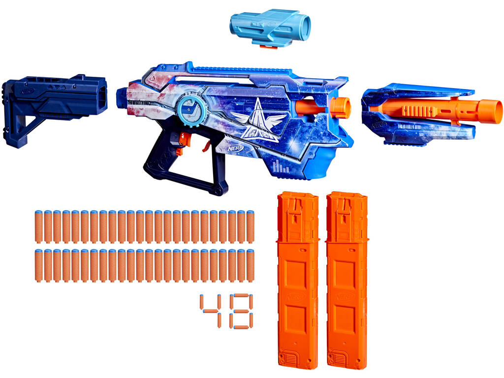 Nerf Loadout Lanceur Galactic Commander avec 48 fléchettes