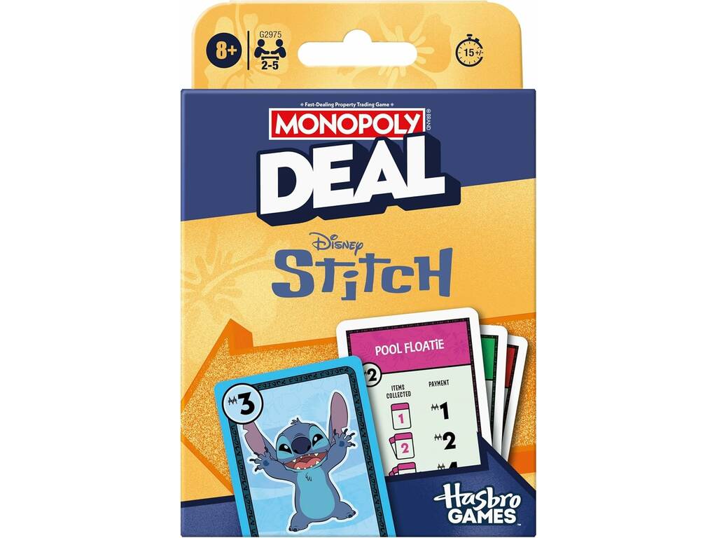 Monopoly Deal Disney Stitch
