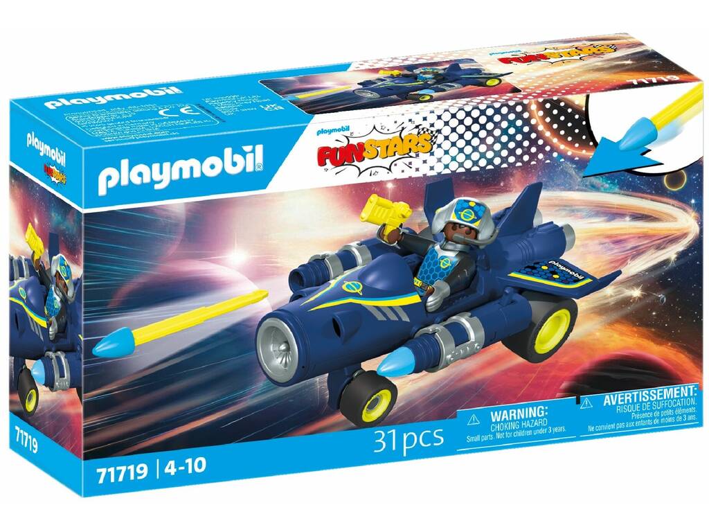 Playmobil FunStars Racing avion spatial