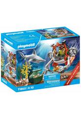 Playmobil Búsqueda del Tesoro con Submarino