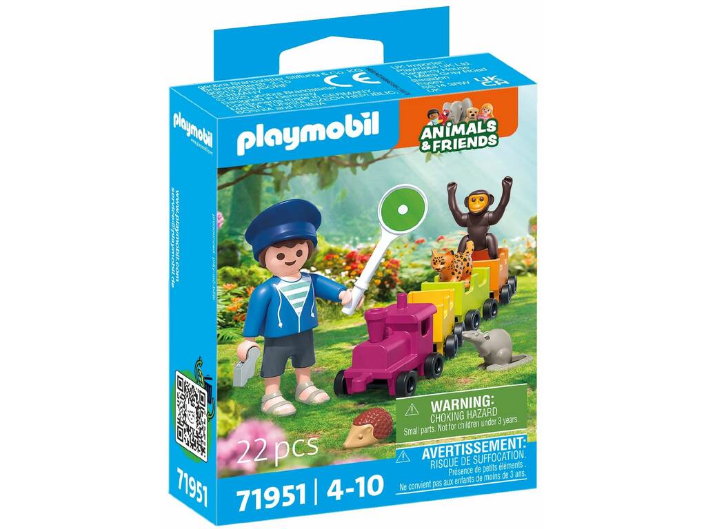 Playmobil Animals & Friends Petit voyage en locomotive