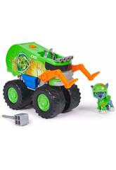 Patrulla Canina Rescue Wheels Vehculo Recycle Truck con Figura Rocky