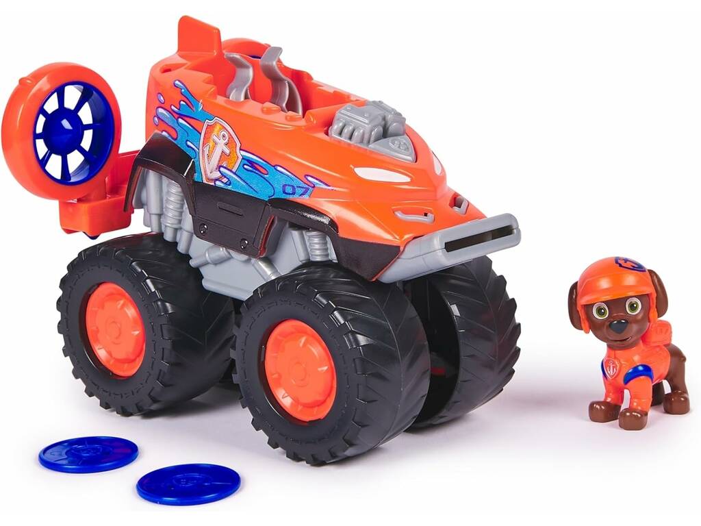 Patrouille Canine Rescue Wheels Hovercraft avec figurine Zuma
