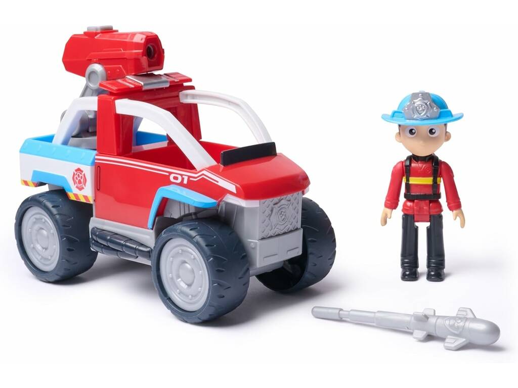 Playset Paw Patrol Quad Rescue ATV Di Ryder Con Personaggio Articolato, Veicolo Con Ruote Funzionanti, Giocattolo Per Bambini 3+ Anni