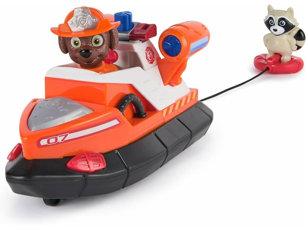 Patrouille Canine Fire Rescue Zuma avec bateau de pompiers