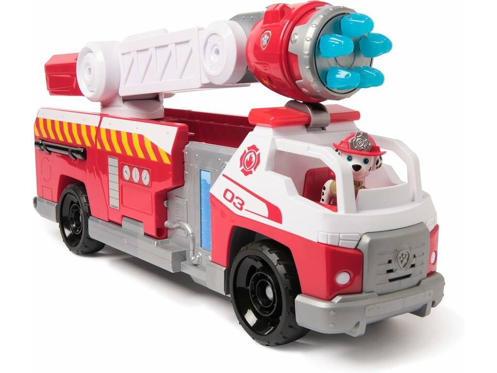 Patrouille Canine Fire Rescue Marshall avec camion de pompiers, lumières et sons
