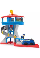 Paw Patrol Torre di controllo con veicolo e personaggio Chase
