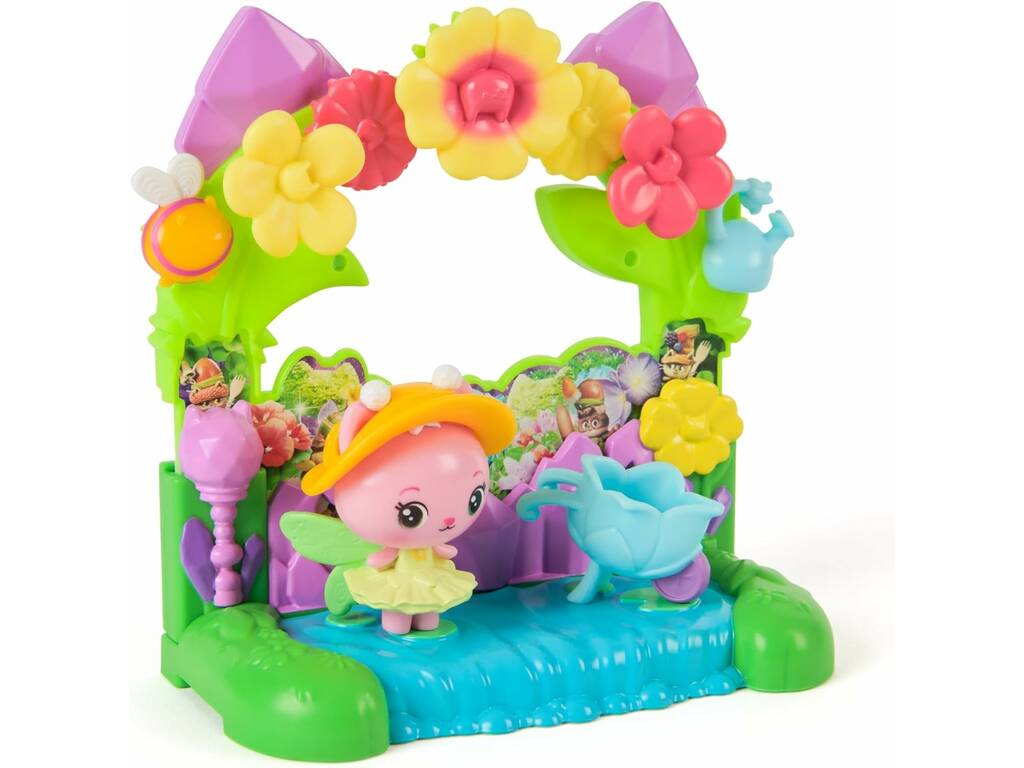 Gabby's DollHouse The Movie Queen Kitty Fairy Garden Balcony