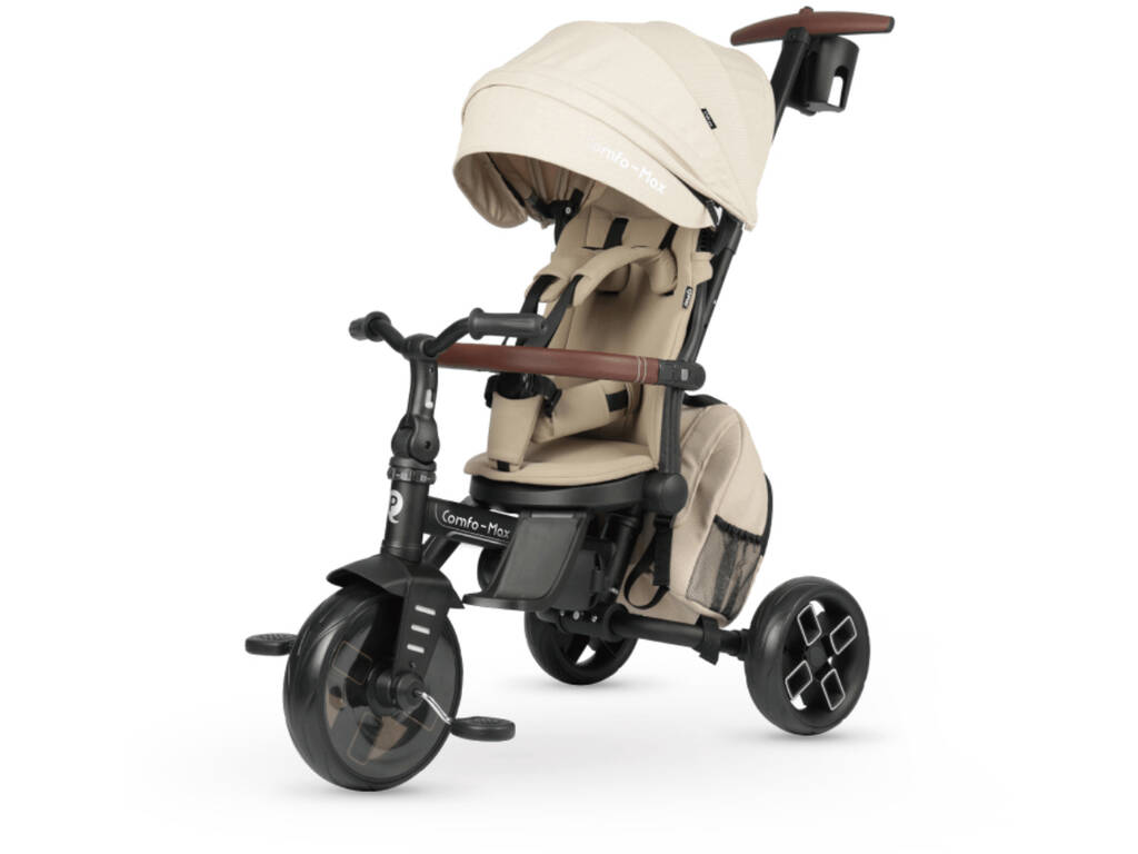 Triciclo Comfo Max 8 en 1 Beige Plegable