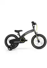 Vélo Miniby 3 en 1 de 14 pouces avec stabilisateurs