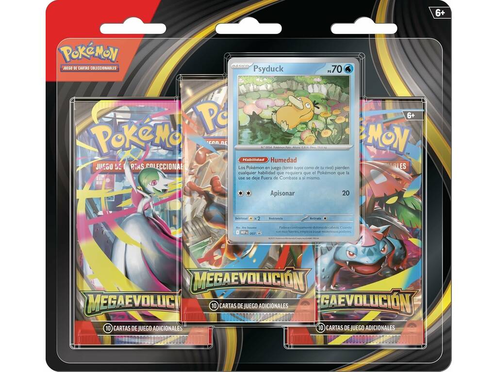Pokémon TCG Méga-Évolution Blister avec 3 boosters et carte promo