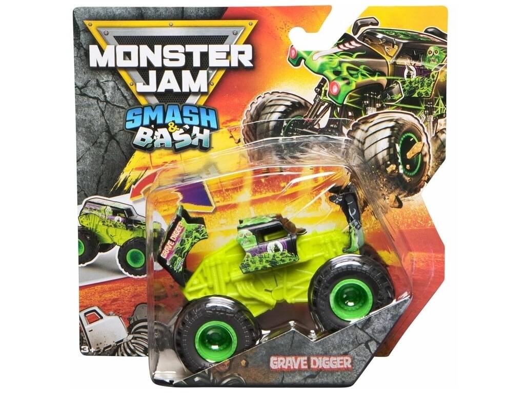 Monster Jam Smash & Bash Vehículo 1:64