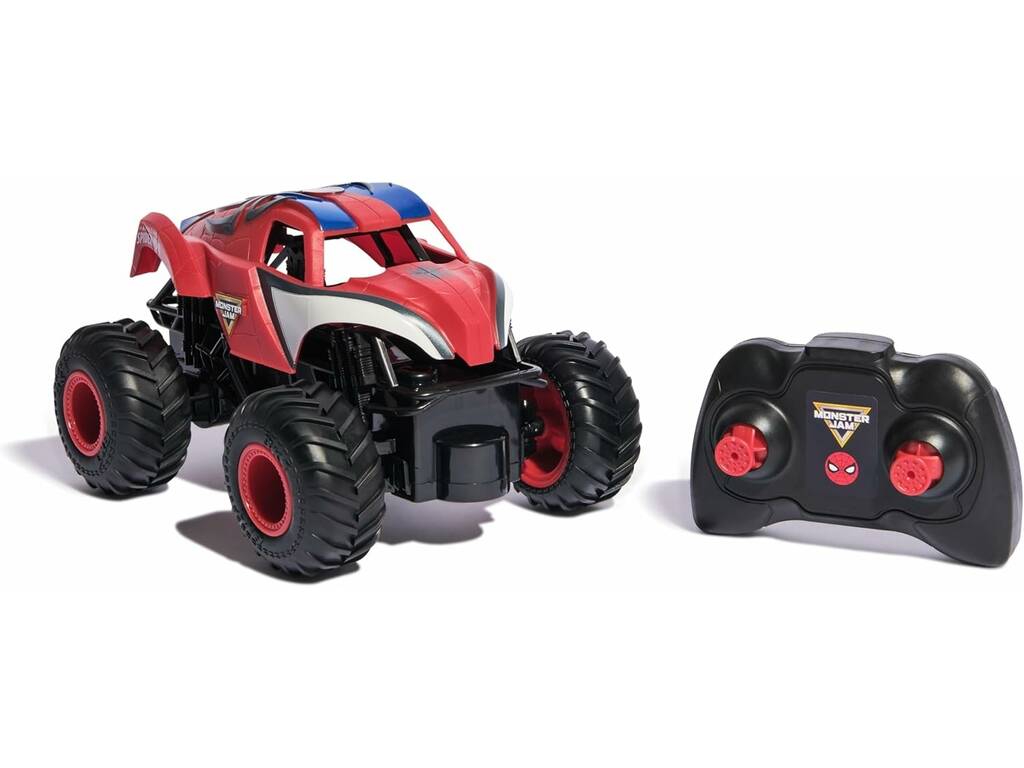 Véhicule radiocommandé Monster Jam The Amazing Spiderman 1:24