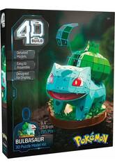 Puzzle 4D Build Pokémon Figura Bulbasaur de 195 Piezas