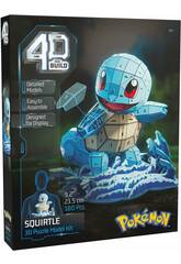 imagen Puzzle 4D Build Pokémon Figura Squirtle de 180 Piezas