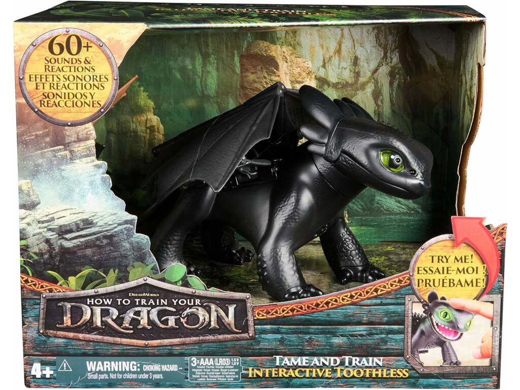 Comment dresser votre dragon Figurine interactive édentée de 30 cm