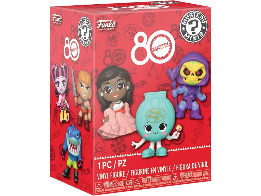 Funko Mystery Minis Mattel 80th Retro Toys Figura Sorpresa