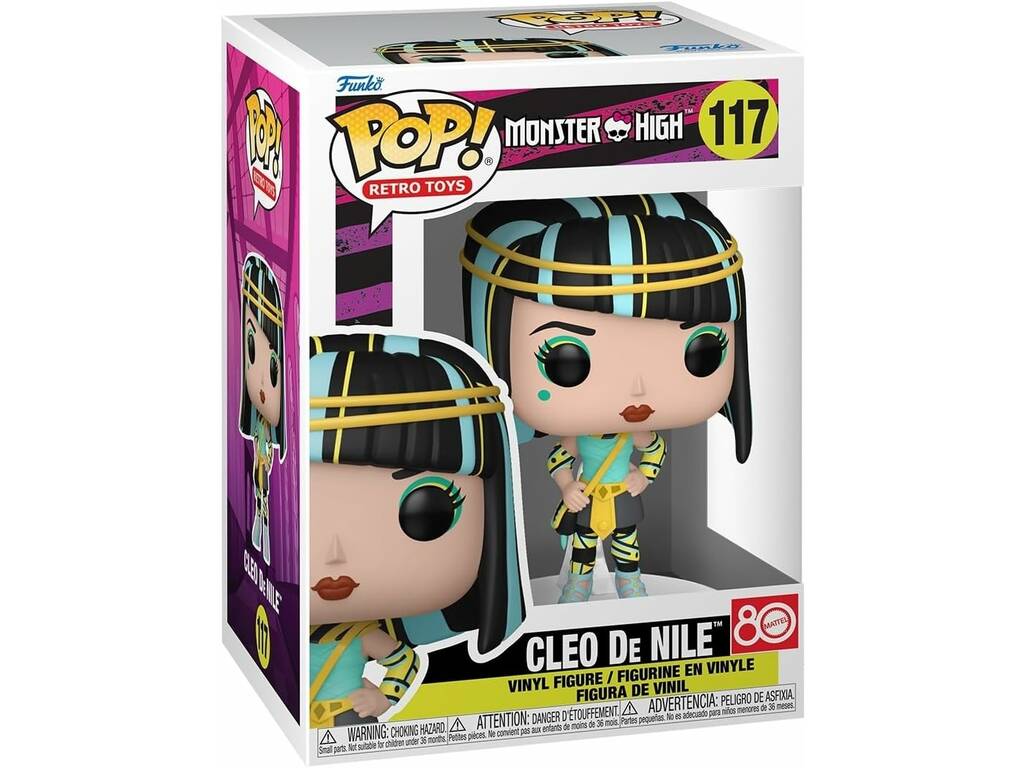 Funko Pop Retro Toys Monster High Figurine Cleo de Nile