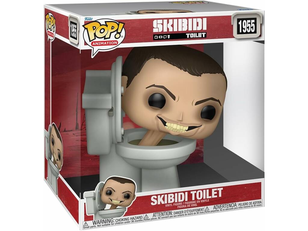 Funko Pop Animatio Skibidi Toilet Figura Jumbo Skibidi Toilet