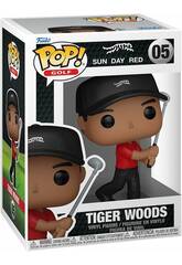 imagen Funko Pop Golf Sun Day Red Figura Tiger Woods Swing