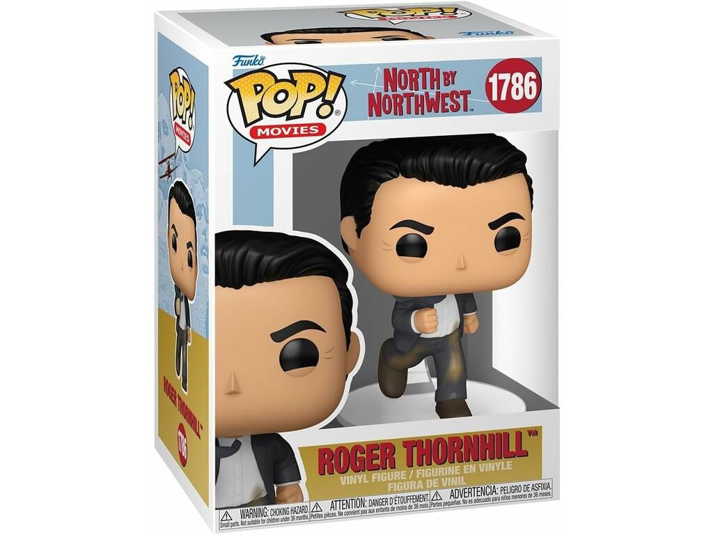 Funko Pop Movies con La Muerte en los Talones Figura Roger Thornhill