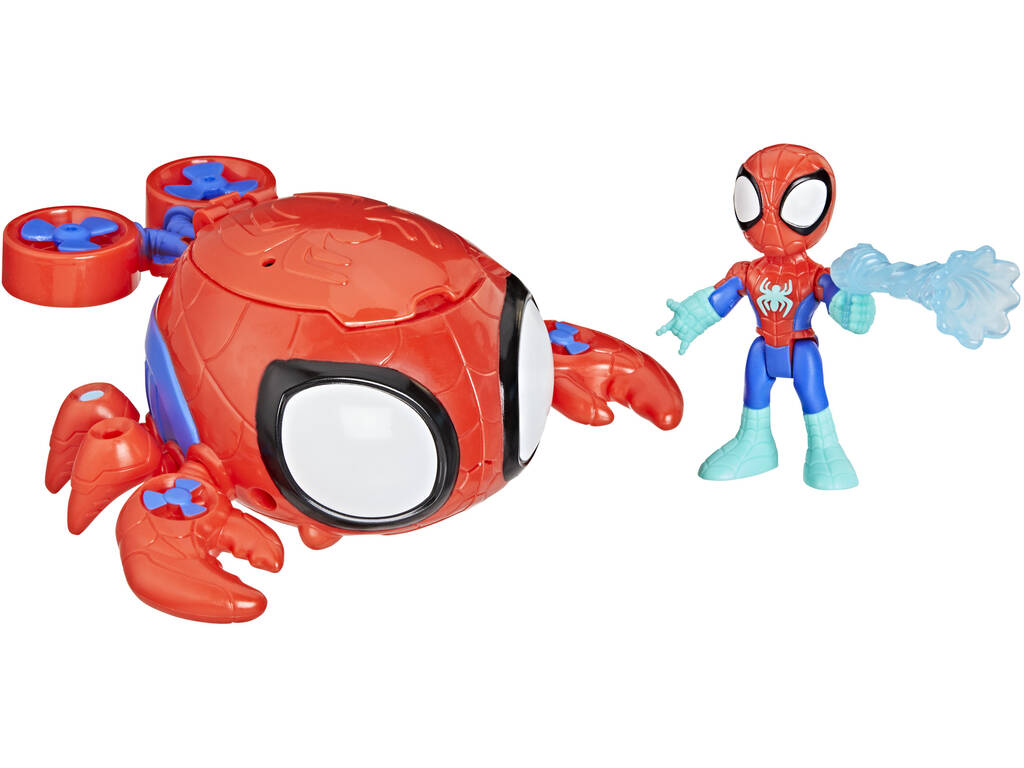 Spidey Waterwebs Spider Crab Figure et véhicule