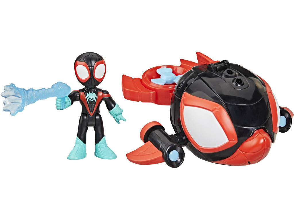 Spidey Waterwebs Spin Dolphin Figure et Vehicle