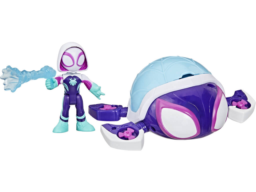 Spidey Waterwebs Ghost Turtle Figure et véhicule