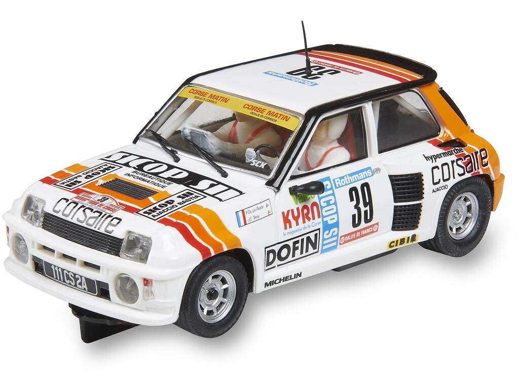 Scalextric 1:32 Voiture Renault 5 Turbo Tour de Corse 84