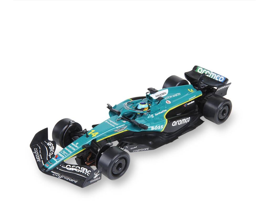 Scalextric Classic 1:32 Voiture Aston Martin Aramco F1 AMR25 de Fernando Alonso