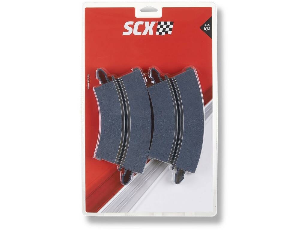 Scalextric Classic 1:32 Pack 4 Curvas de 1 Carril Exterior de la Interior