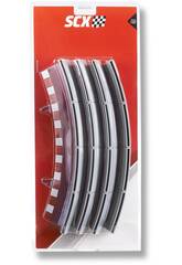 Scalextric Classic 1:32 Pack 4 Bordes y Vallas Curva Standard R2